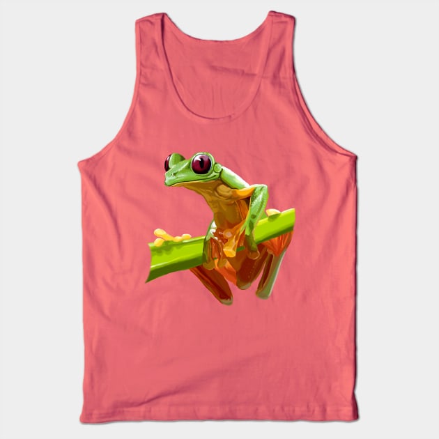 Tree Frog Tank Top by Khalico